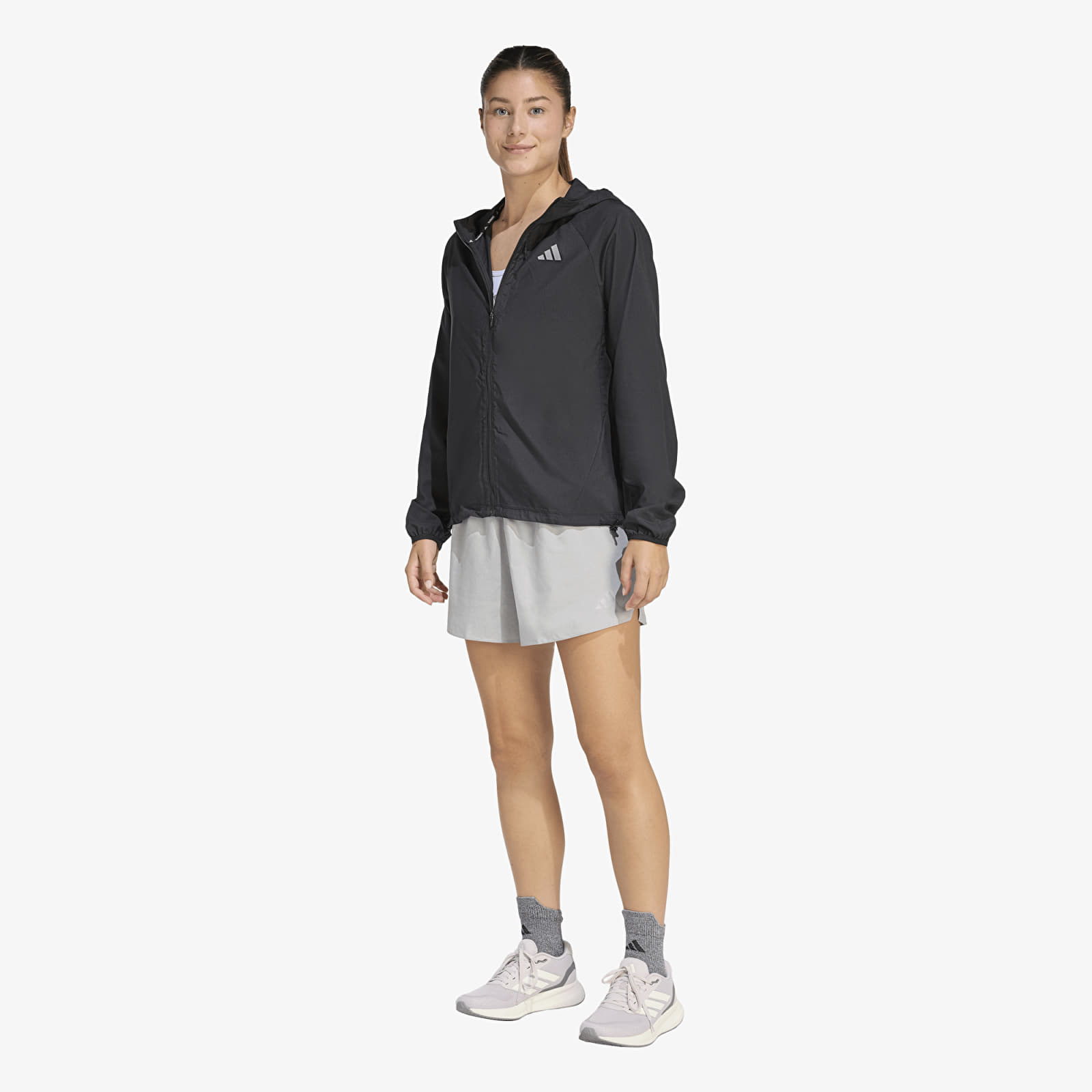 Dámské bundy adidas Adi365 Running Essentials Jacket Black