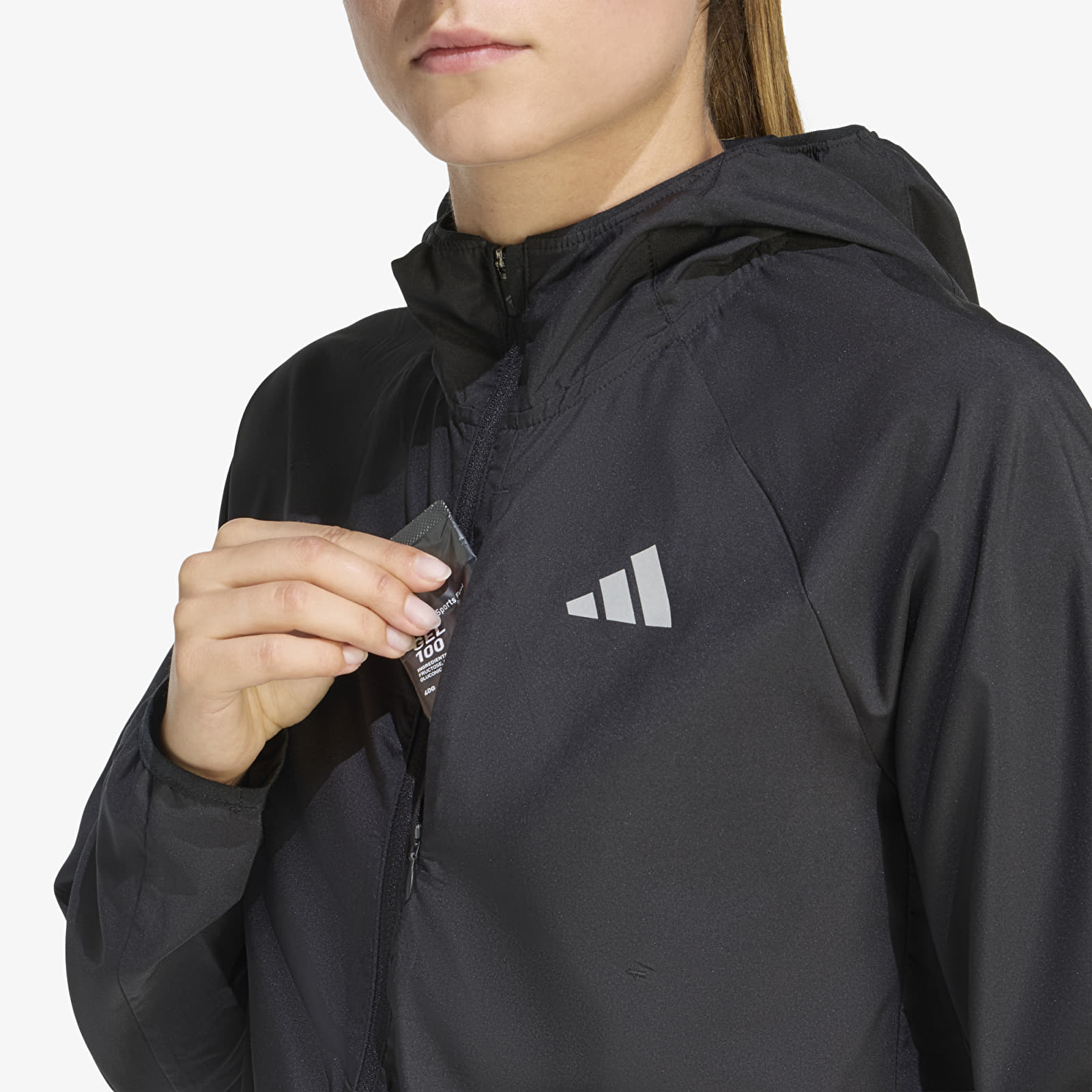 Dámské bundy adidas Adi365 Running Essentials Jacket Black