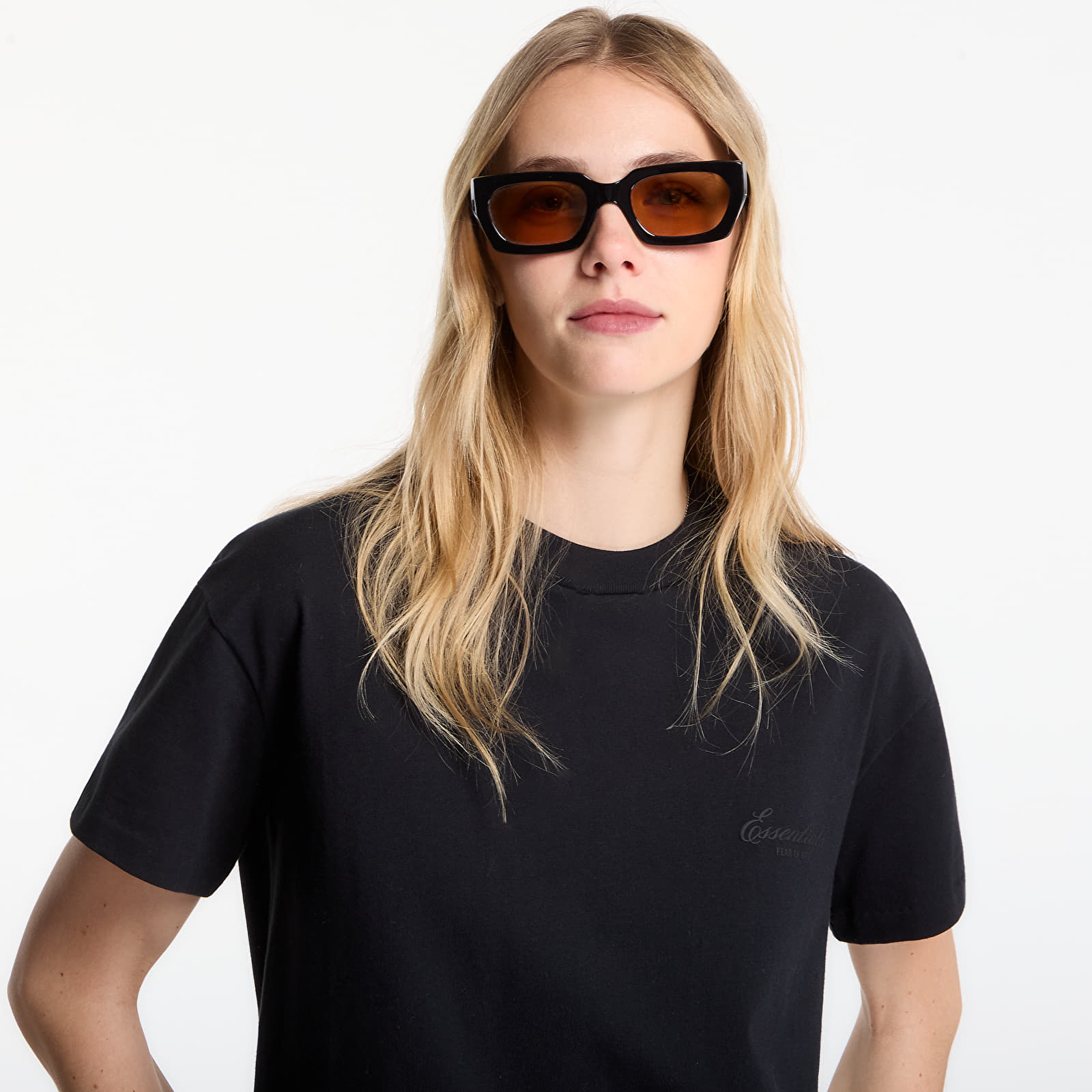 Magliette Fear of God Essentials Classic Short Sleeve Tee Vintage Black