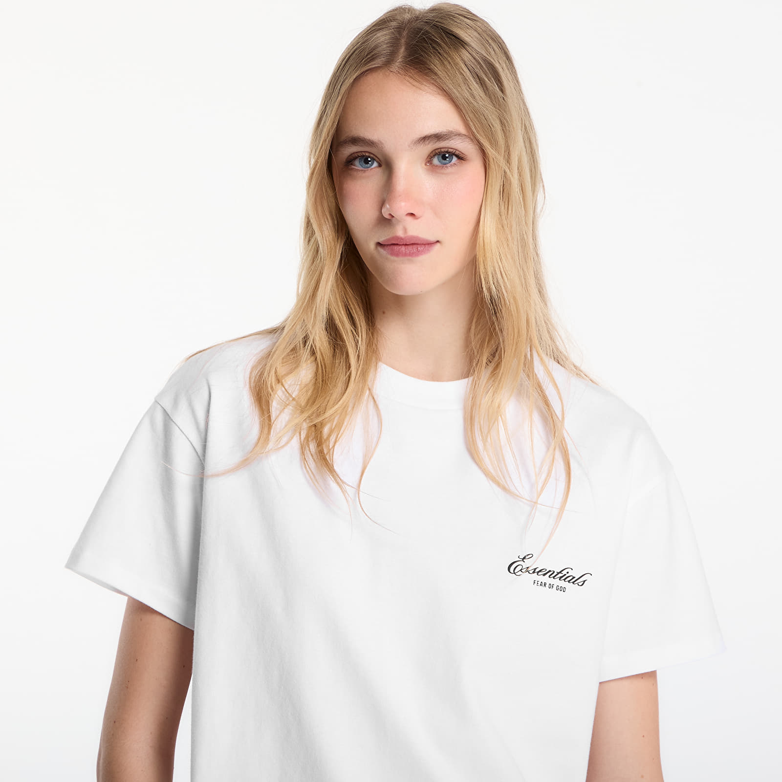 Magliette Fear of God Essentials Classic Short Sleeve Tee Bright White