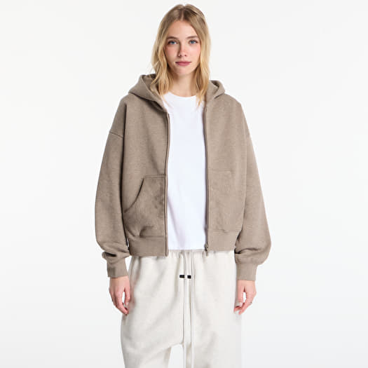Sweatshirt Fear of God Essentials Classic Full Zip Hoodie Homestead Heather