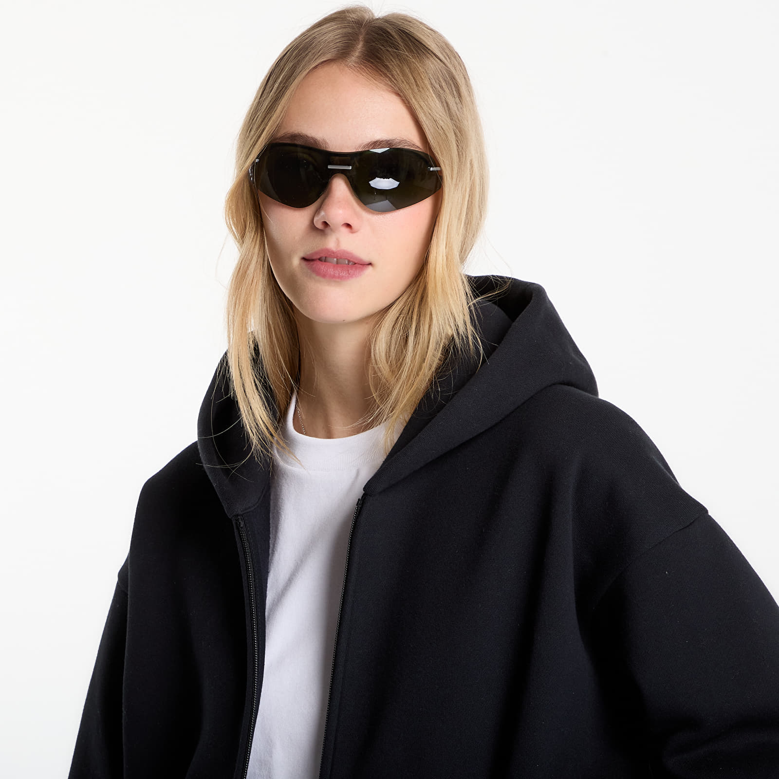 Mikiny Fear of God Essentials Classic Full Zip Hoodie Vintage Black