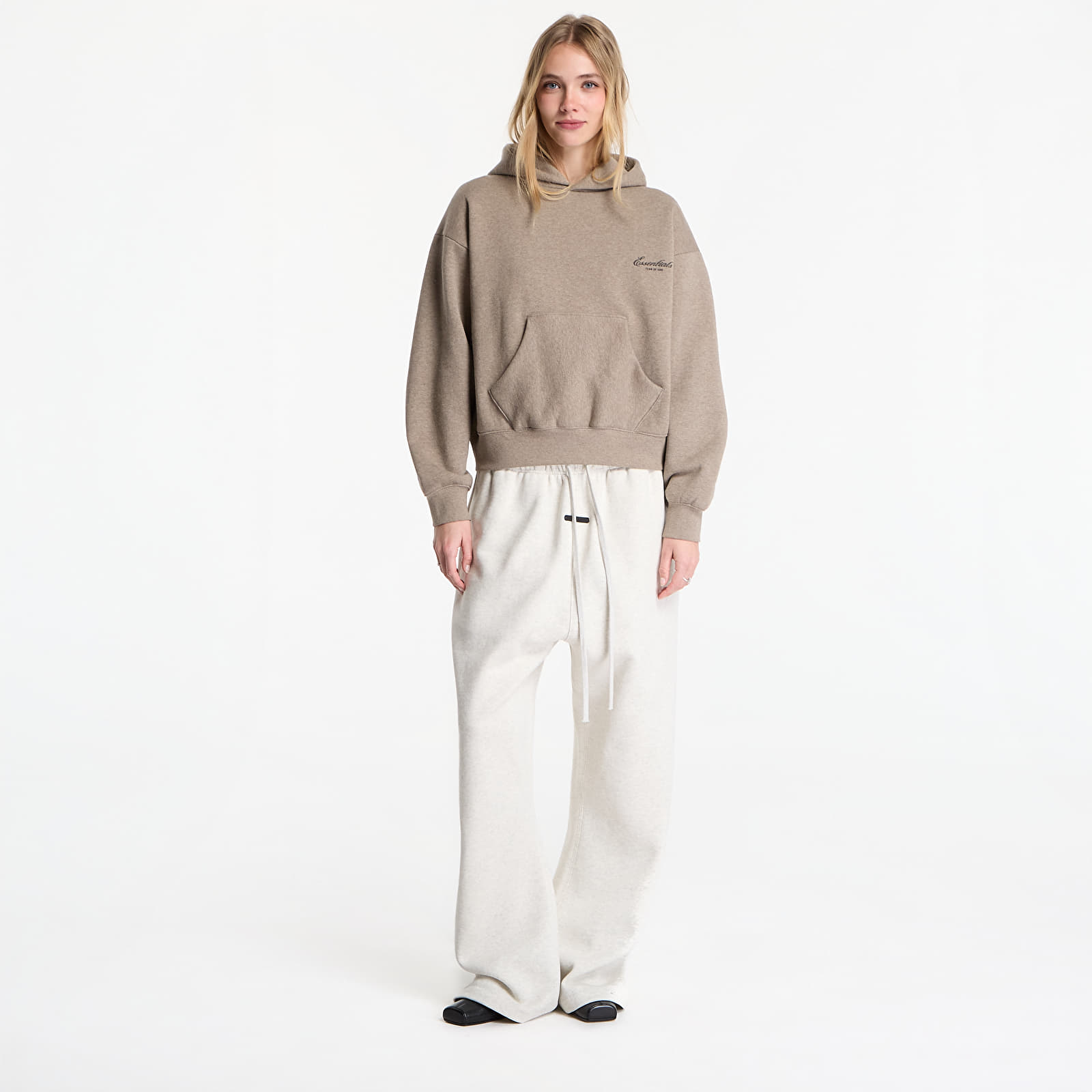 Mikiny Fear of God Essentials Classic Hoodie Homestead Heather