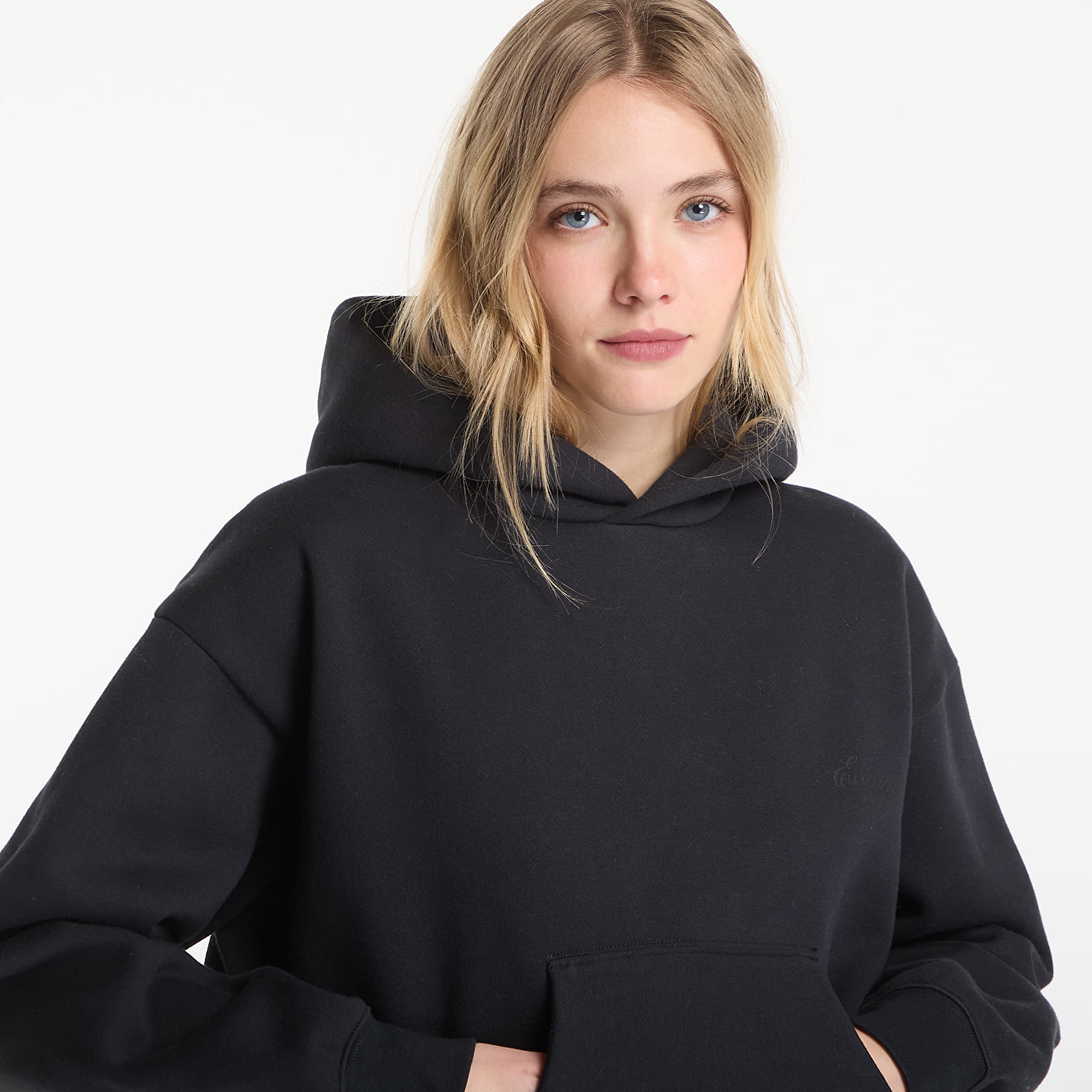Mikiny Fear of God Essentials Classic Hoodie Vintage Black