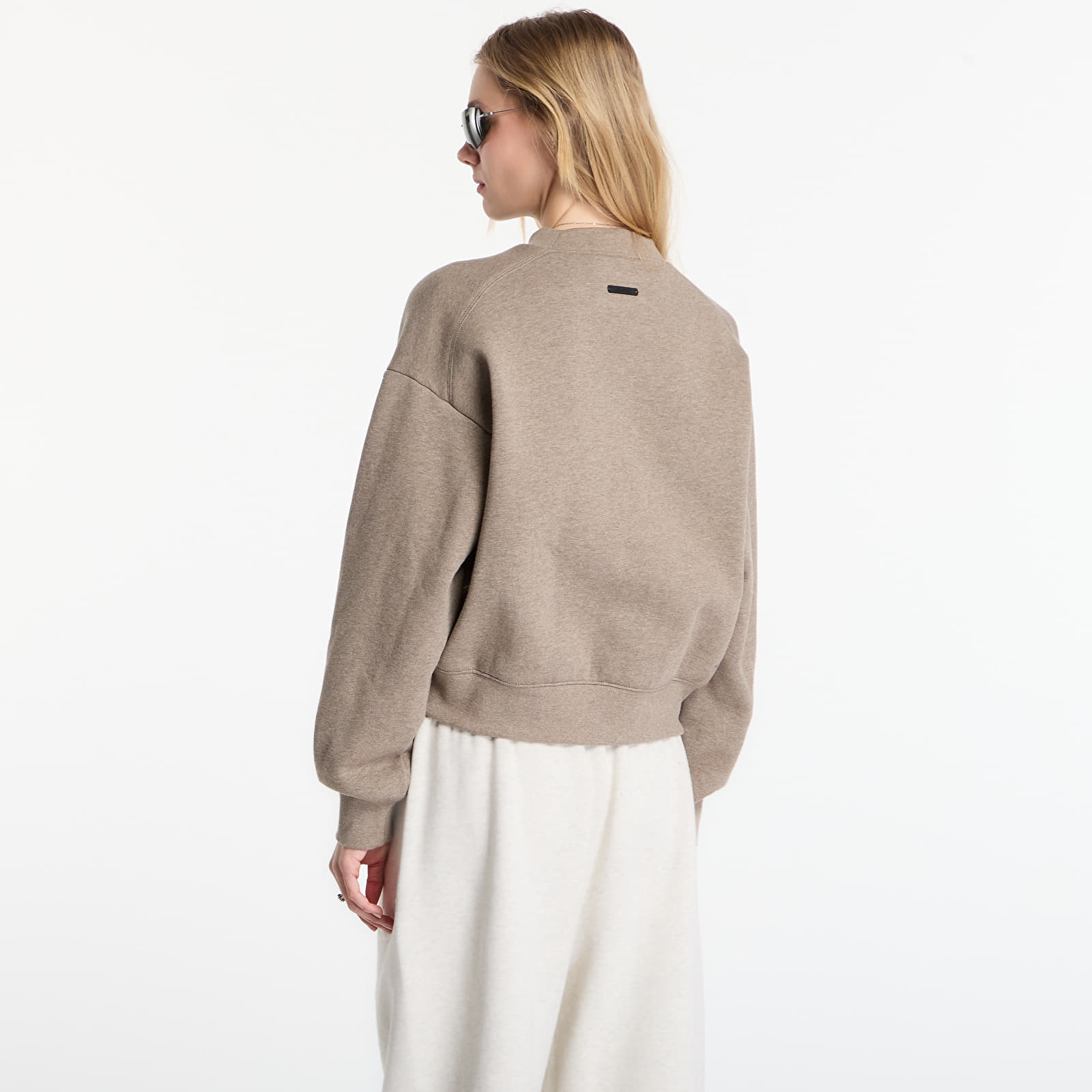Mikiny Fear of God Essentials Classic Crewneck Sweatshirt Homestead Heather
