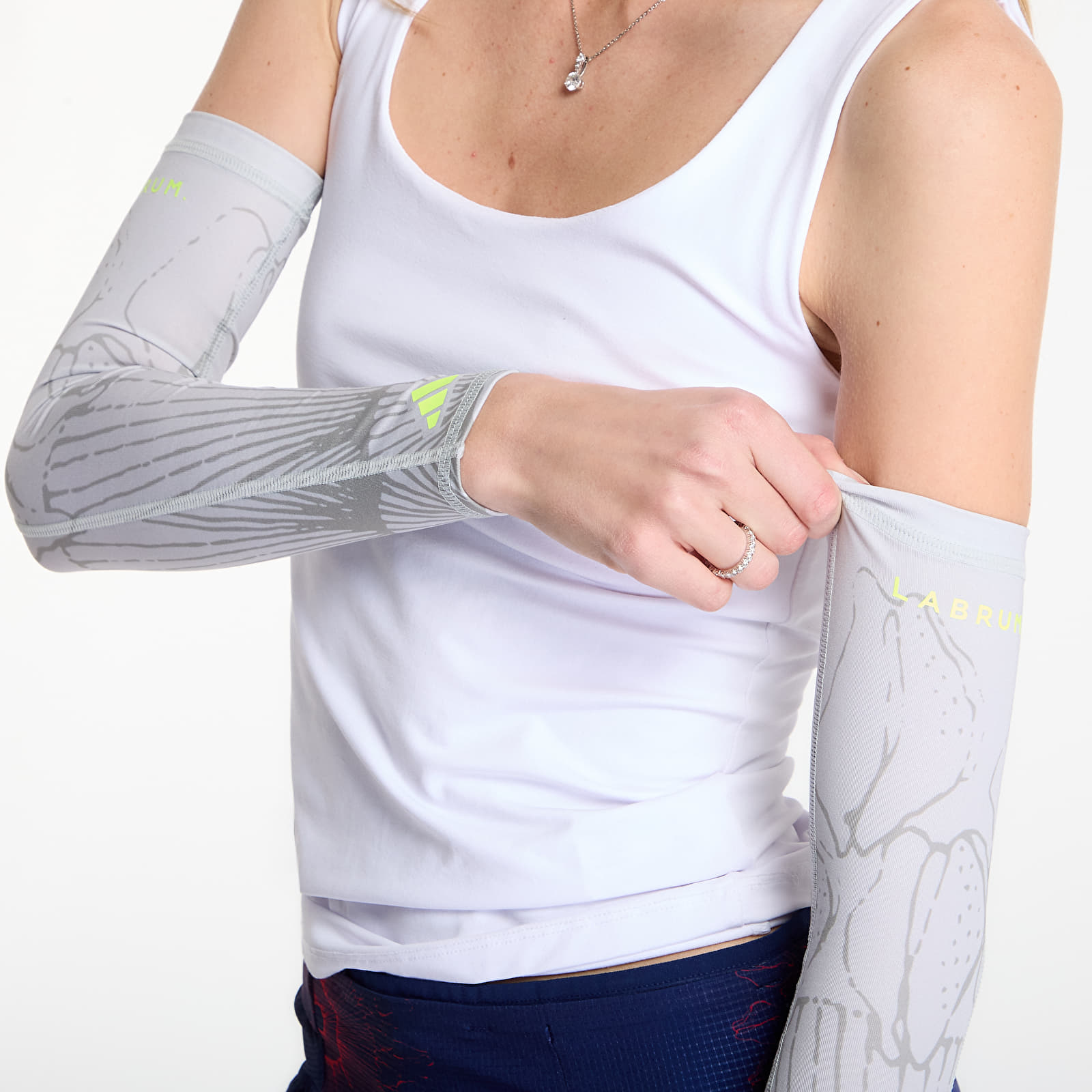 Tillbehör adidas Labrum Arm Sleeve Wonder Alumina/ Solar Yellow
