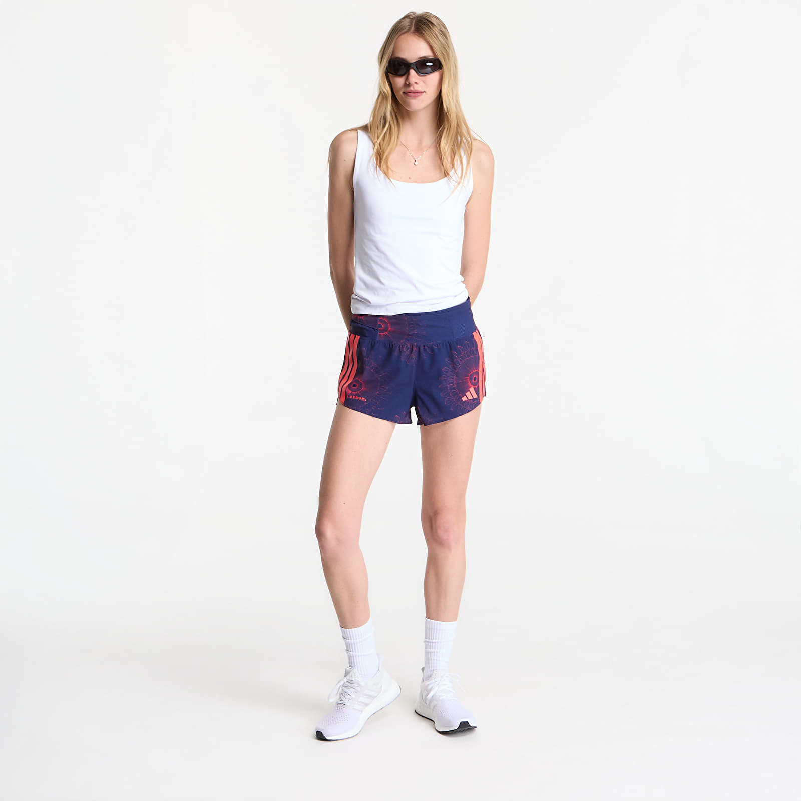 Shorts adidas Adizero Labrum Gel Pocket Shorts Dark Blue/ Lucid Red