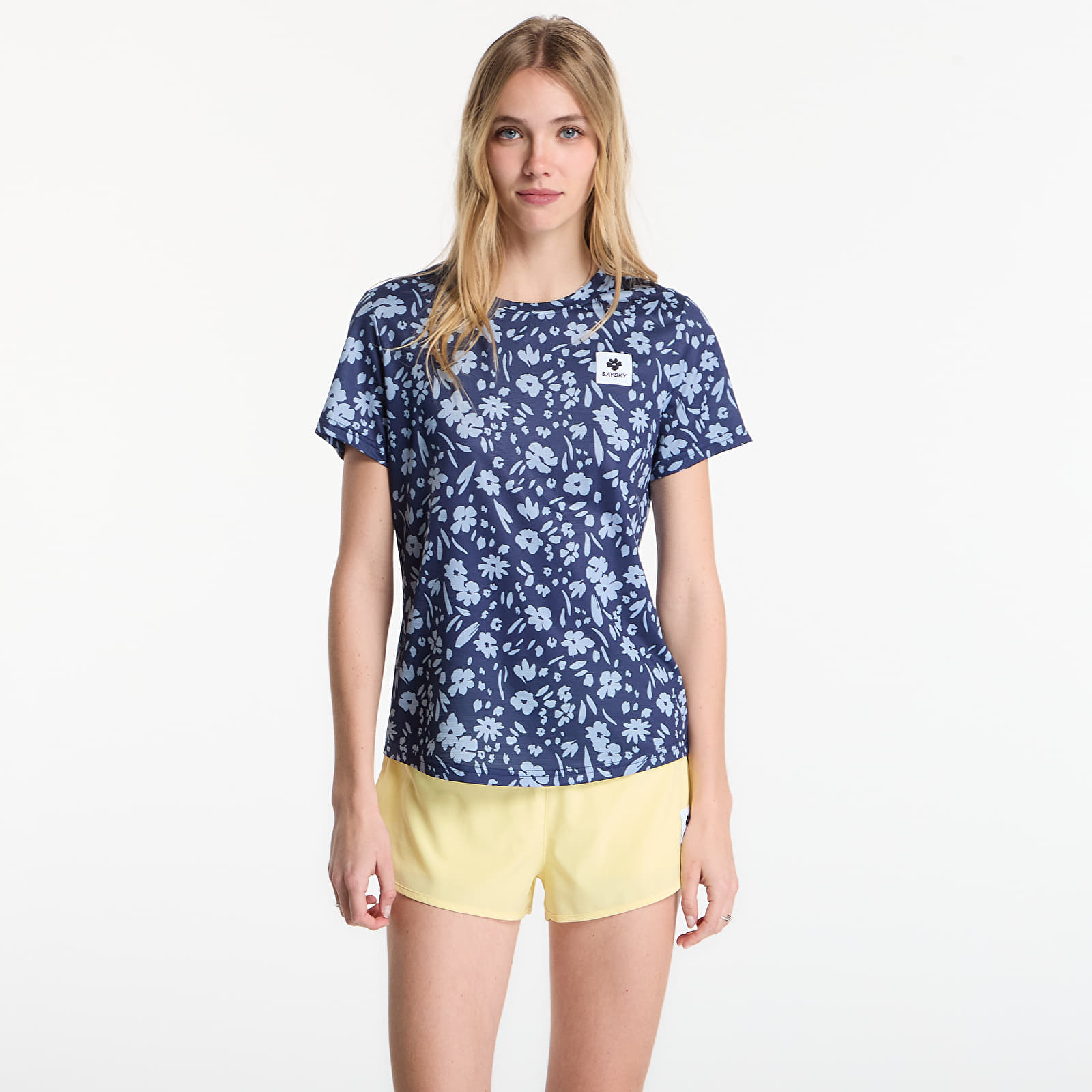 T-shirts SAYSKY W Flower Combat T-Shirt Blue Flower