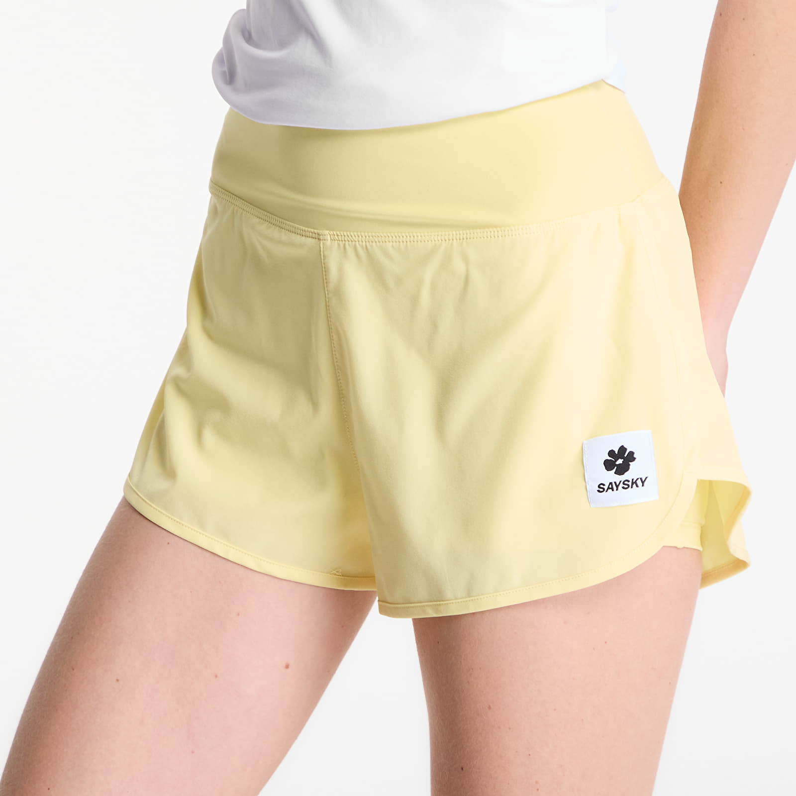 Shorts SAYSKY W Flower Pace Shorts 3" Yellow