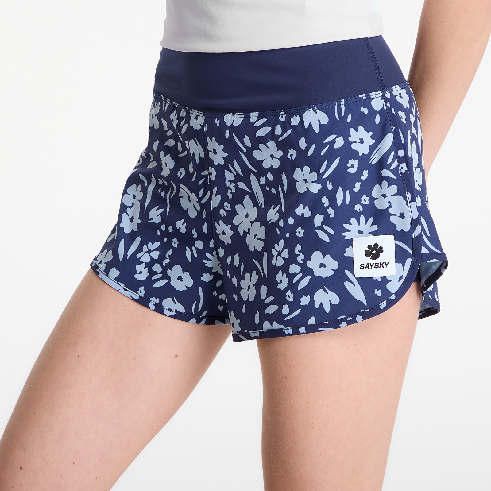Shorts SAYSKY W Flower Pace Shorts 3" Blue Flower