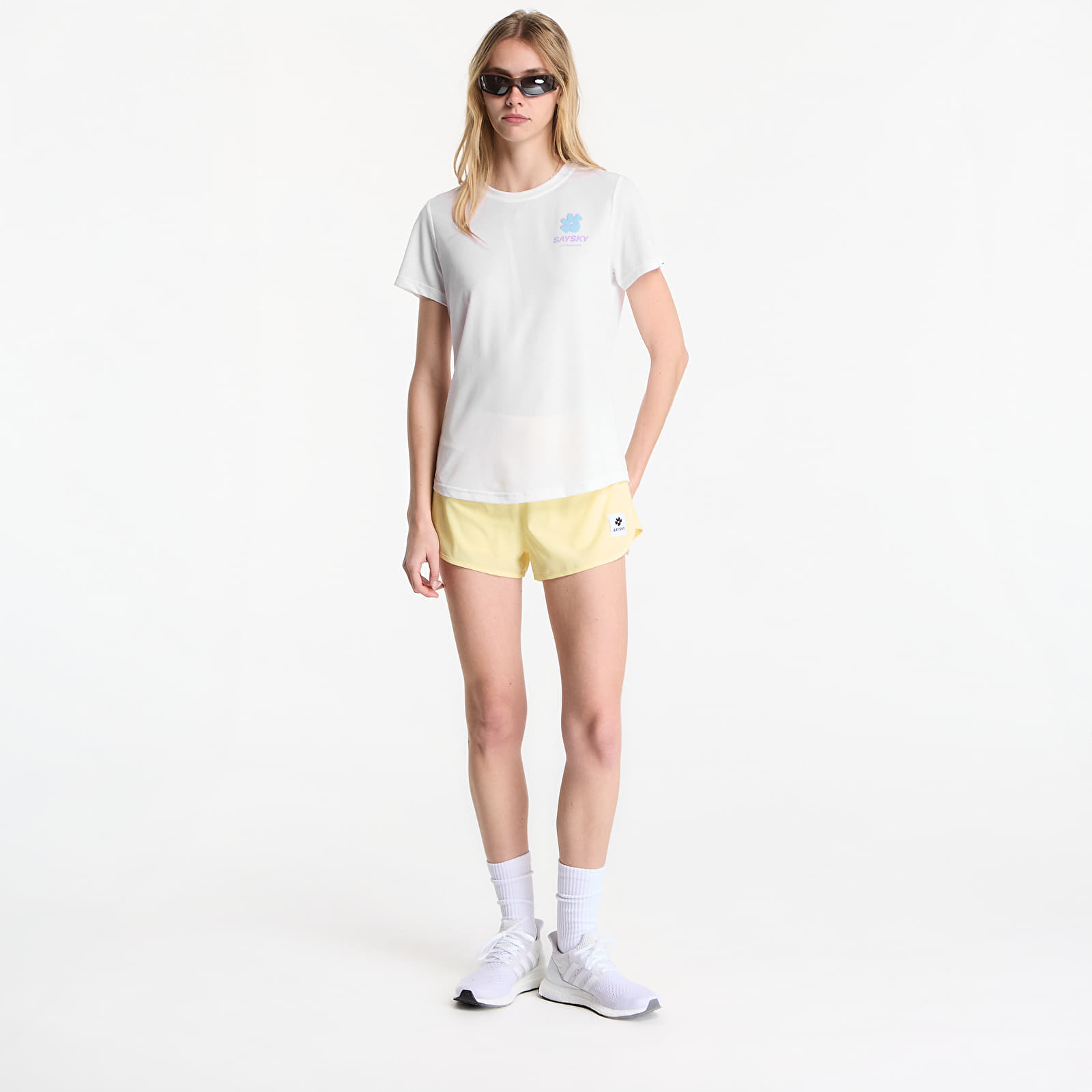 T-shirts SAYSKY W Flower Combat T-Shirt White