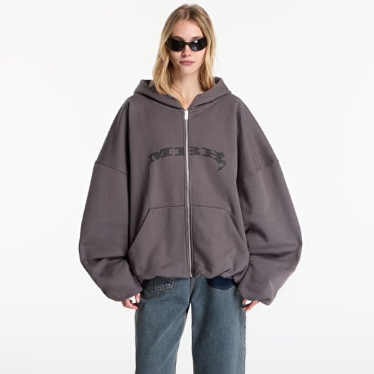 Sweatshirt MISBHV Inflated Mbh Devil Zipped Hoodie UNISEX Washed Grey