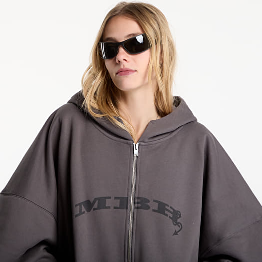 MISBHV Inflated Mbh Devil Zipped Hoodie UNISEX Washed Grey | Footshop