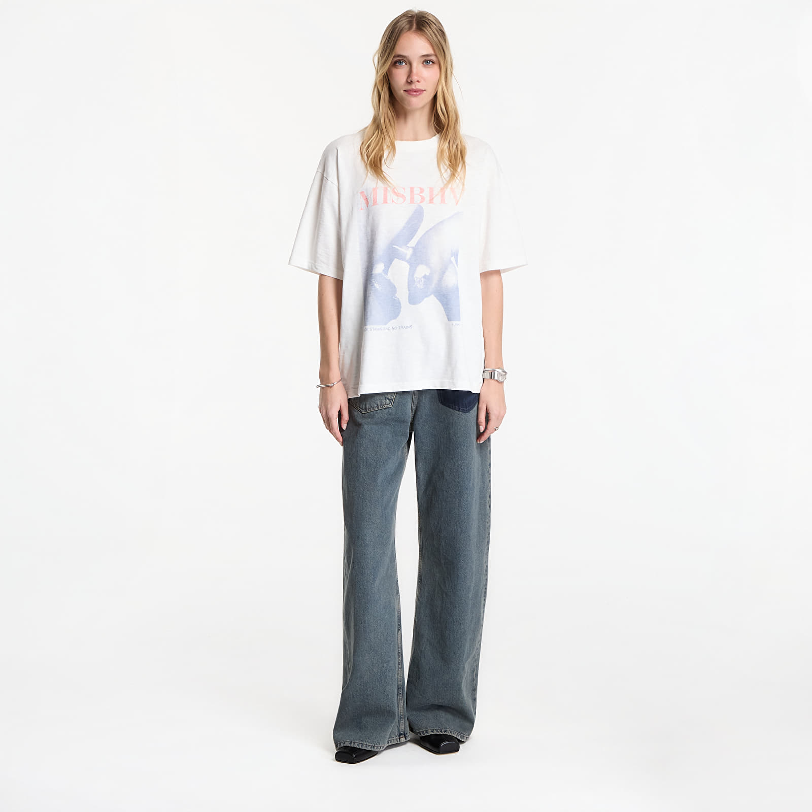 Marškinėliai MISBHV Lip Stick T-Shirt UNISEX Off White