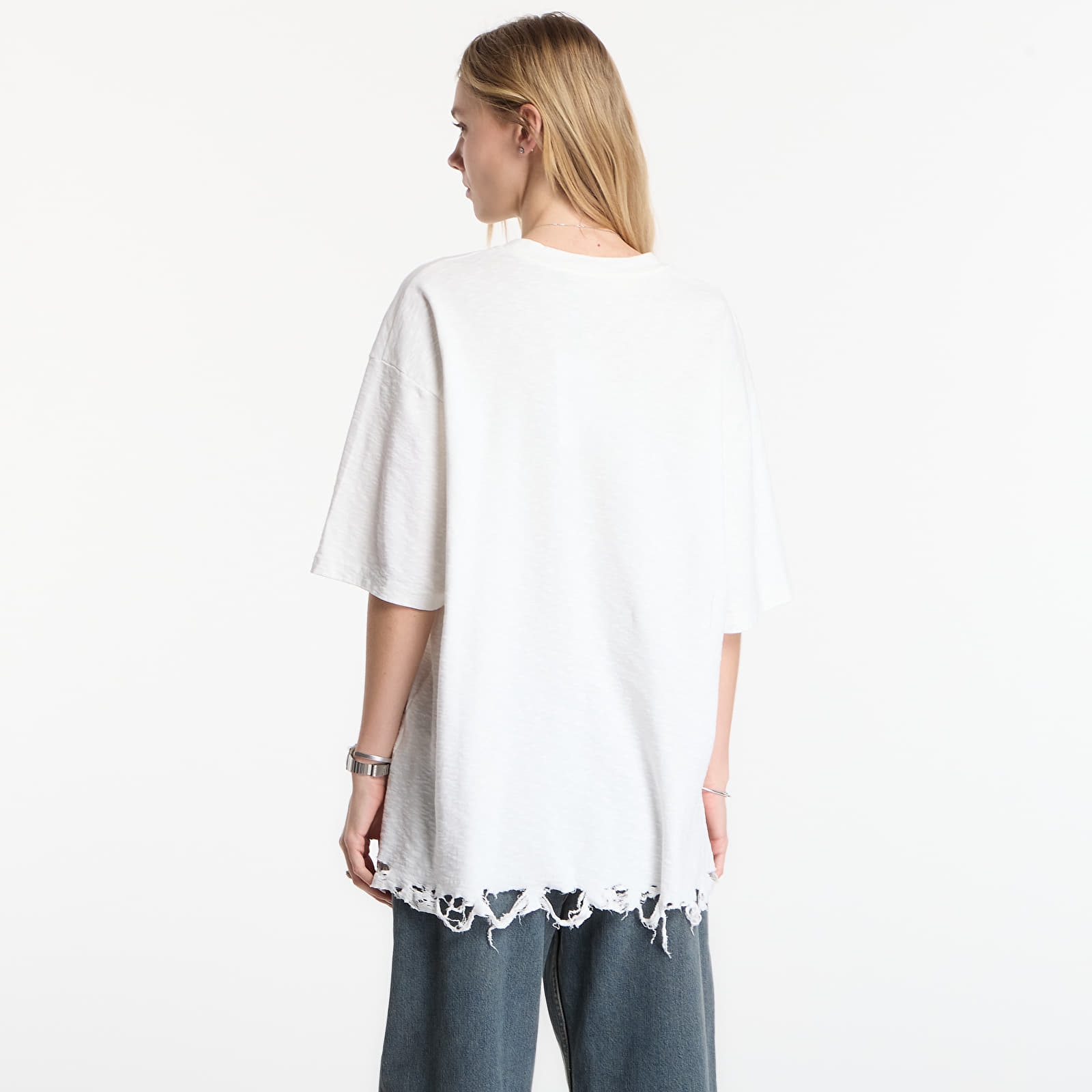 Marškinėliai MISBHV Distressed Mbh Star T-Shirt UNISEX Off White