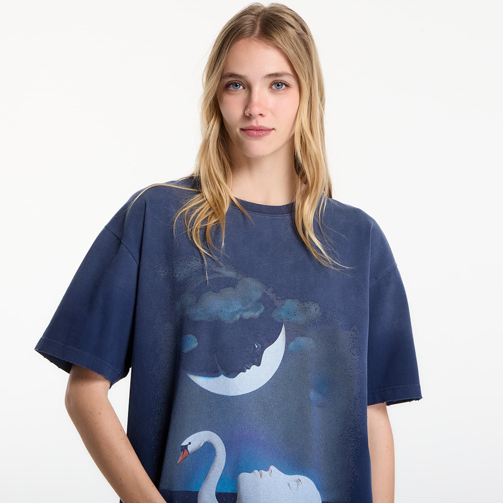 Marškinėliai MISBHV Mind'S Eye T-Shirt UNISEX Washed Navy
