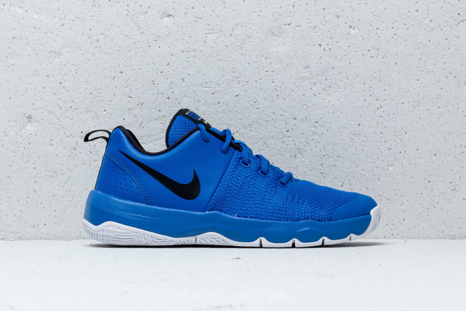 Zapatillas mujer Nike Team Hustle Quick GS Game Royal Black White Footshop