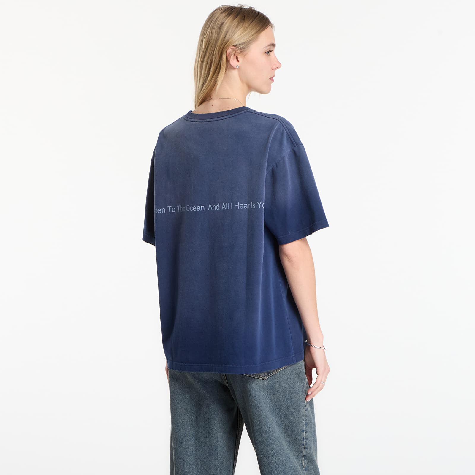 Marškinėliai MISBHV Mind'S Eye T-Shirt UNISEX Washed Navy