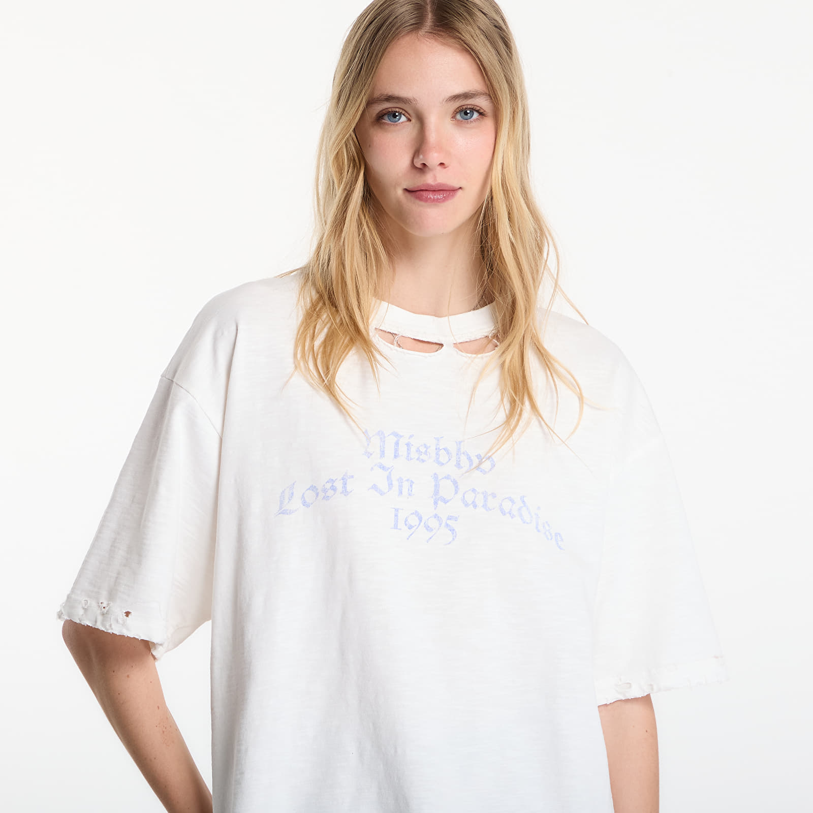 Marškinėliai MISBHV Lost In Paradise T-Shirt UNISEX Off White