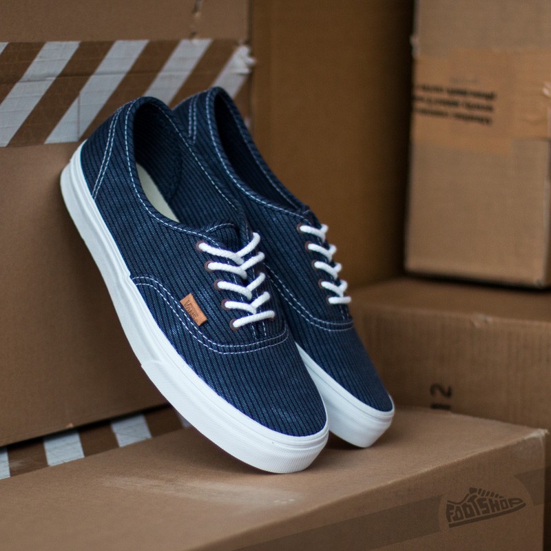 Vans Authentic CA Washed Herringbone Blue