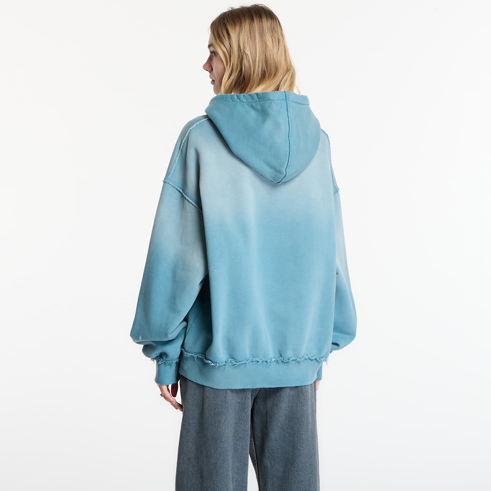 Mikiny MISBHV Shadow Pocket Hoodie UNISEX Teal Blue