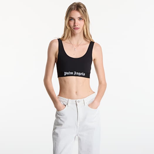 BH Palm Angels Classic Logo Sport Bra Black/ Black