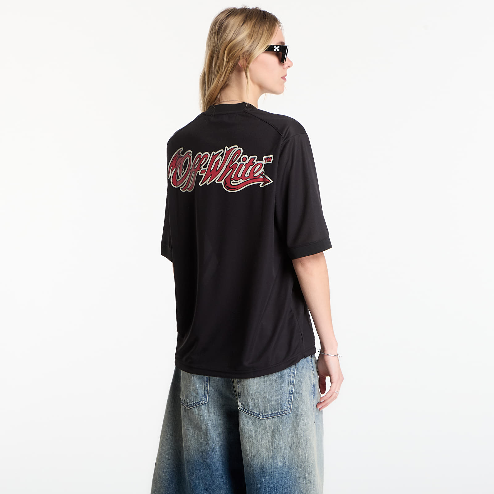 Тениски Off-White x AC Milan Tech Tee Black/ No Color
