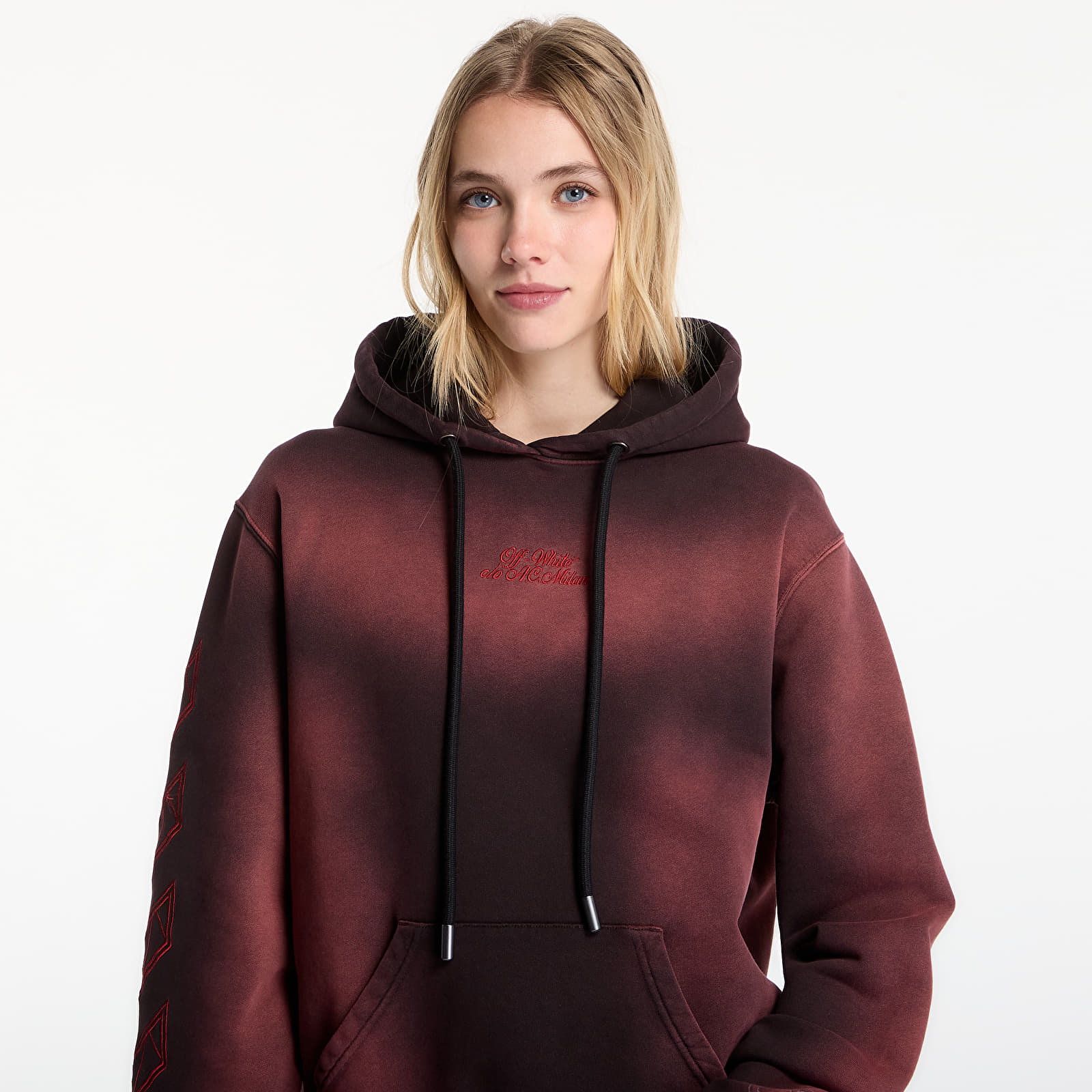Kapuutsikud ja kampsunid Off-White x AC Milan Regular Hoodie Black/ No Color