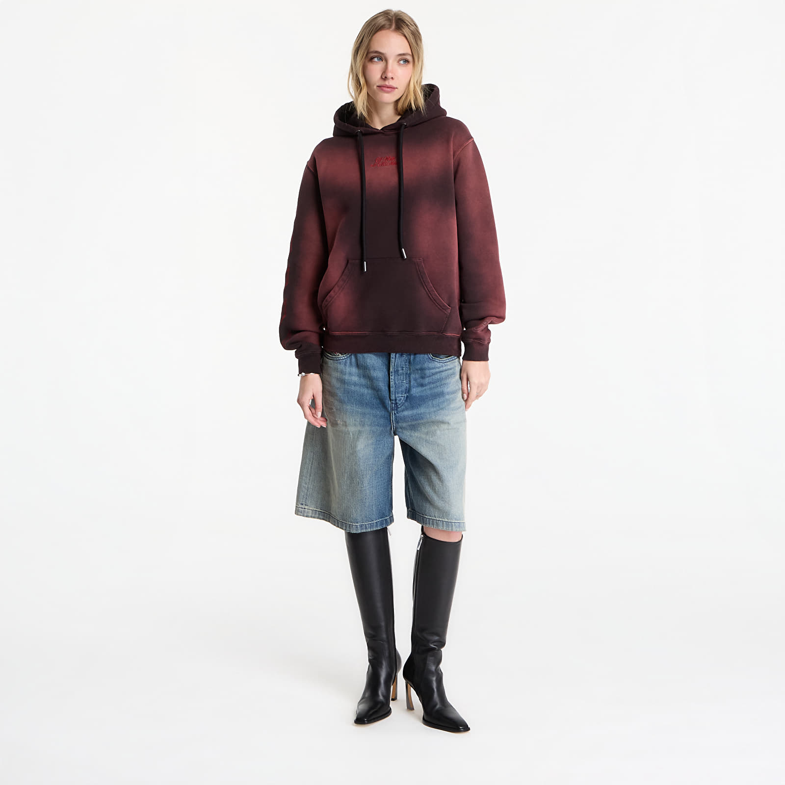 Kapuutsikud ja kampsunid Off-White x AC Milan Regular Hoodie Black/ No Color
