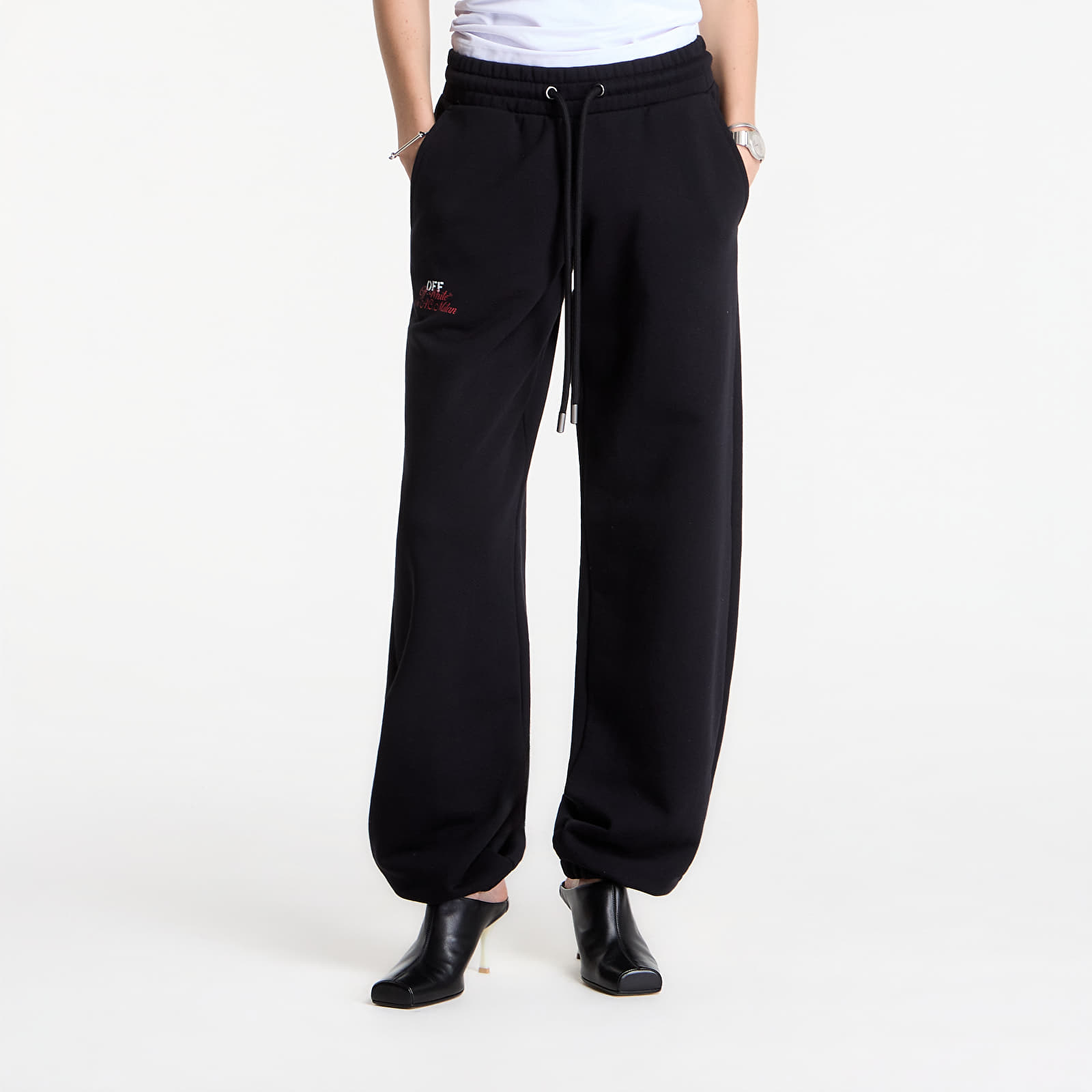 Jogginghosen Off-White x AC Milan Reg Sweatpants Black/ No Color