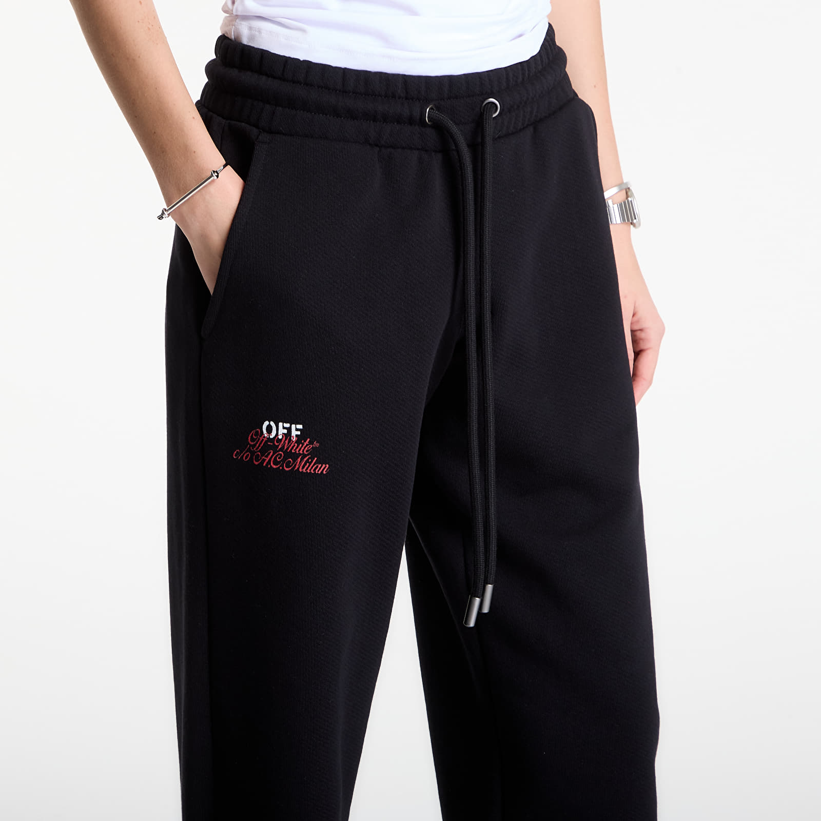 Jogginghosen Off-White x AC Milan Reg Sweatpants Black/ No Color