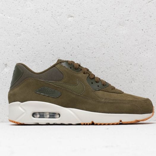 Men s shoes Nike Air Max 90 Ultra 2.0 Leather Olive Canvas Olive Canvas Footshop