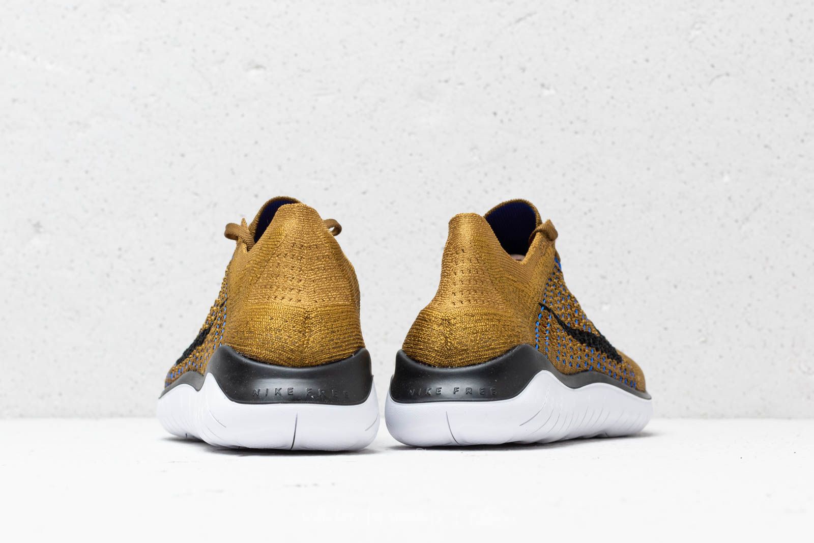 Zapatillas Hombre Nike Free Run Flyknit 2018 Olive Flak/ Black-Desert Moss