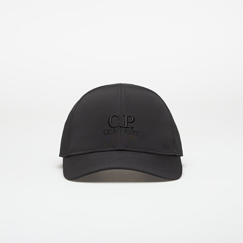 C.P. Company Chrome-R Logo Cap Black