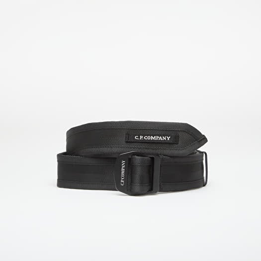 Pas C.P. Company Herringbone Tape Belt Black