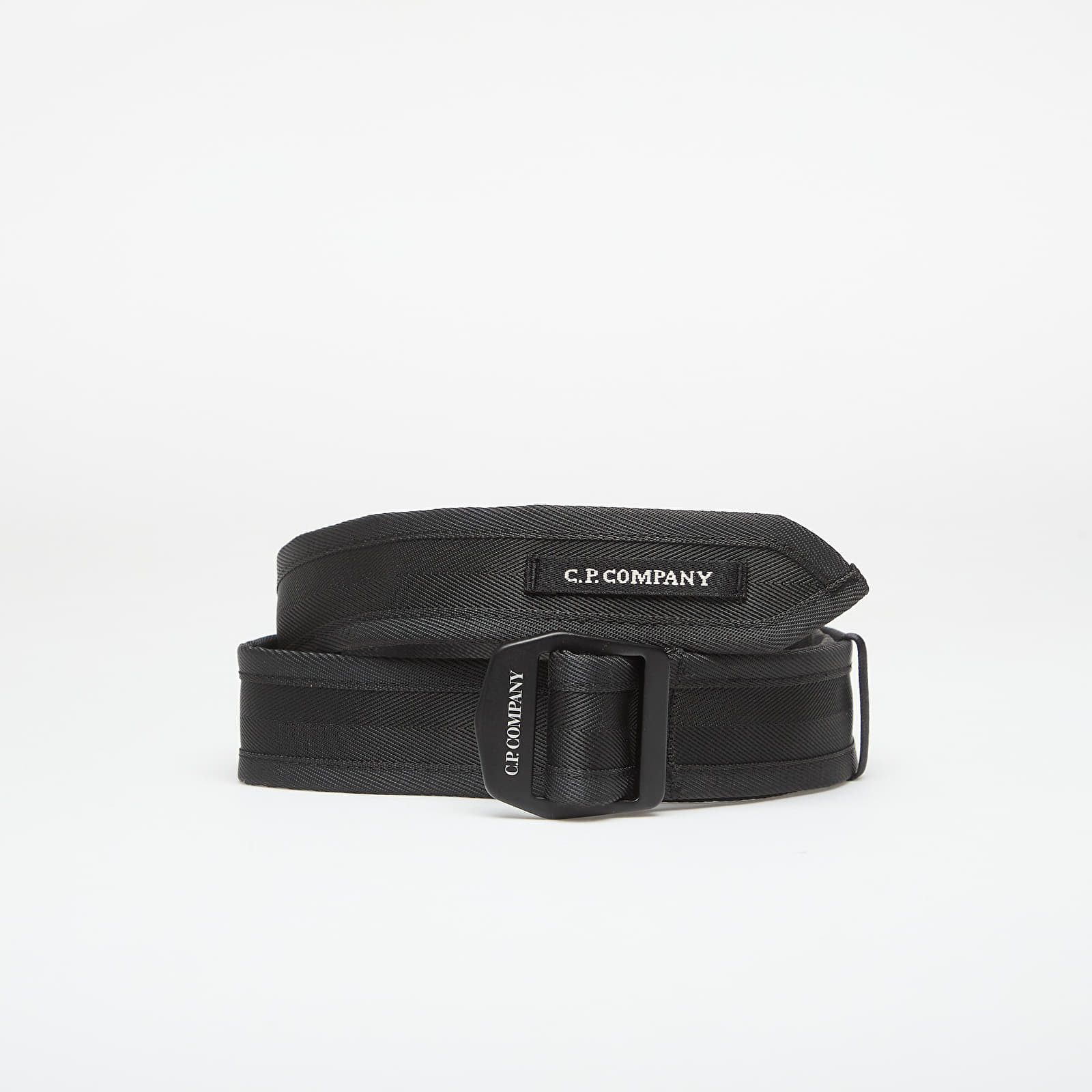 Belts C.P. Company Herringbone Tape Belt Black