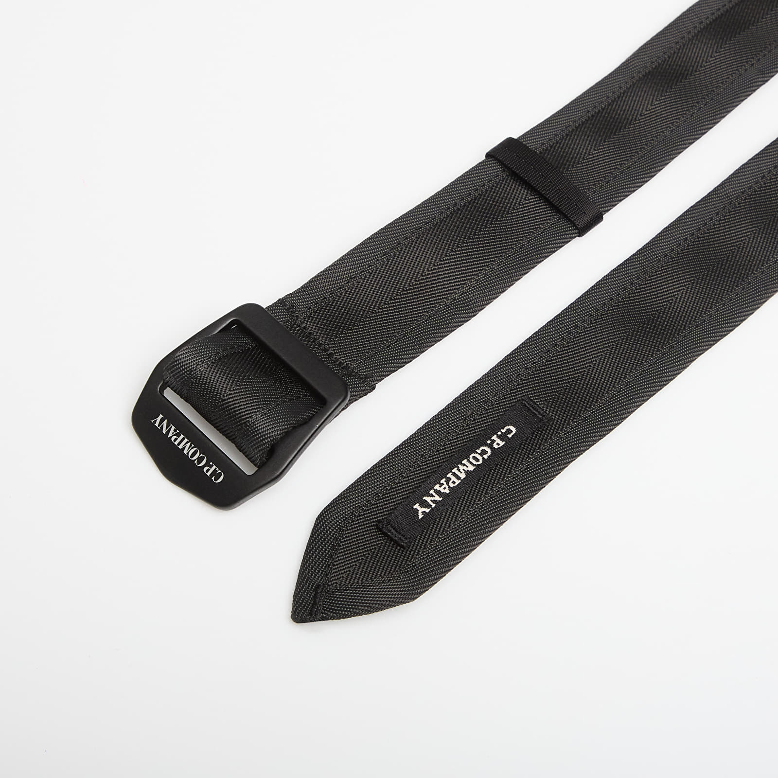 Belts C.P. Company Herringbone Tape Belt Black