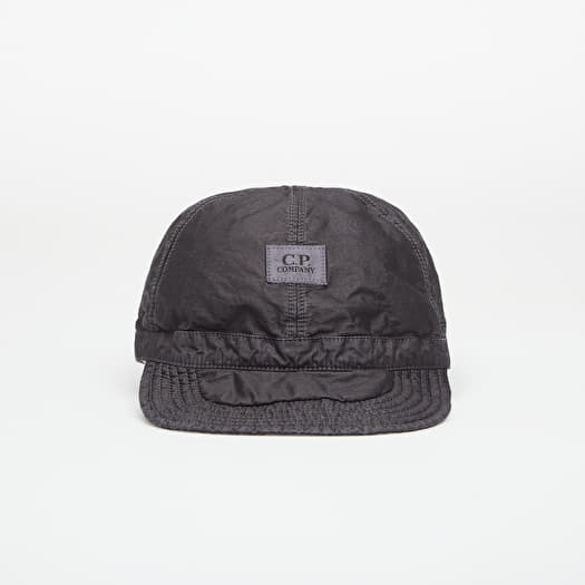 C.P. Company 50 Fili Wax Cap Black
