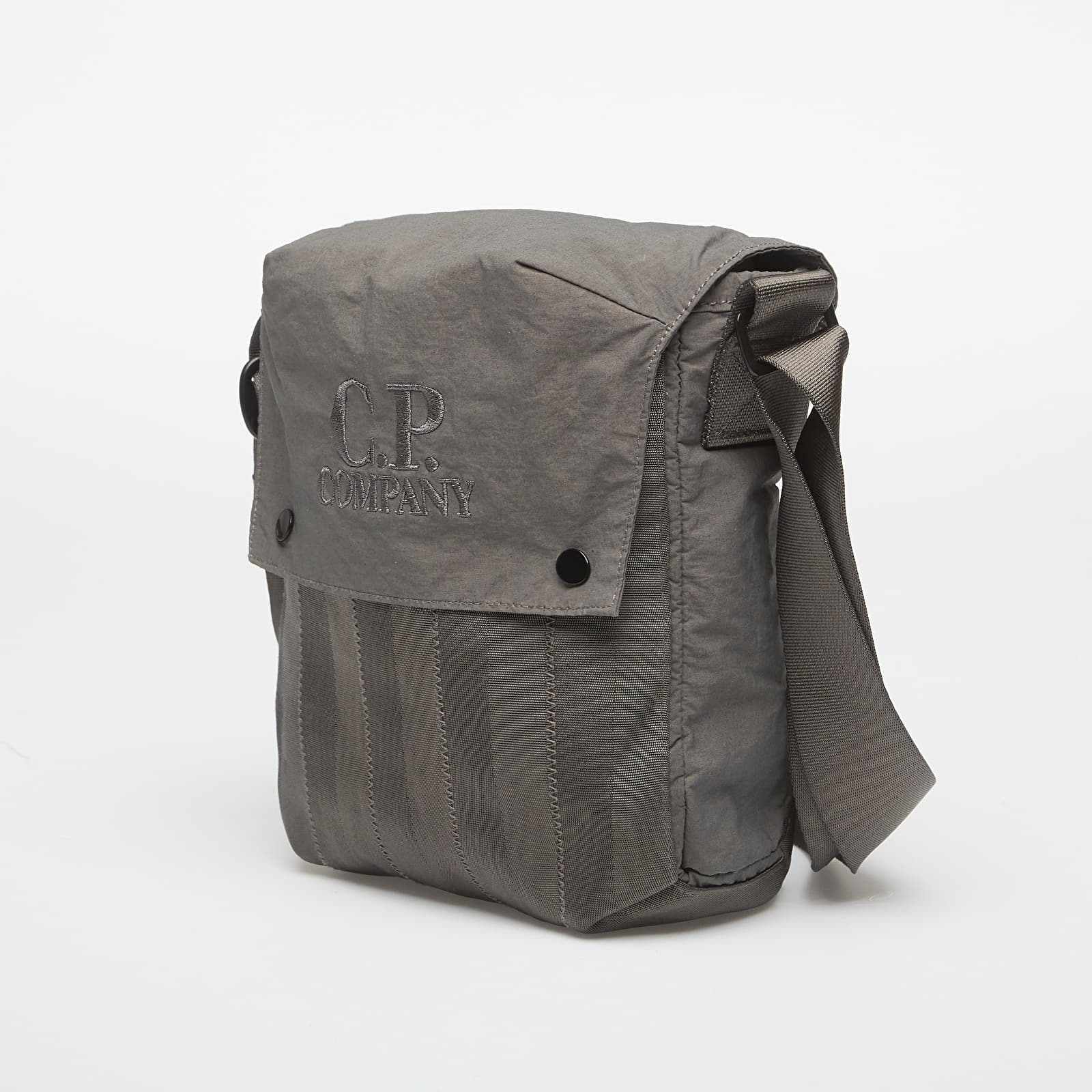 Torbe za čez ramo C.P. Company Plain Paper Touch Mixed Shoulder Bag Gunmetal