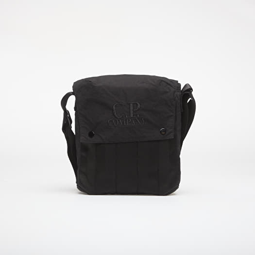 Tasche C.P. Company Plain Paper Touch Mixed Shoulder Bag Black