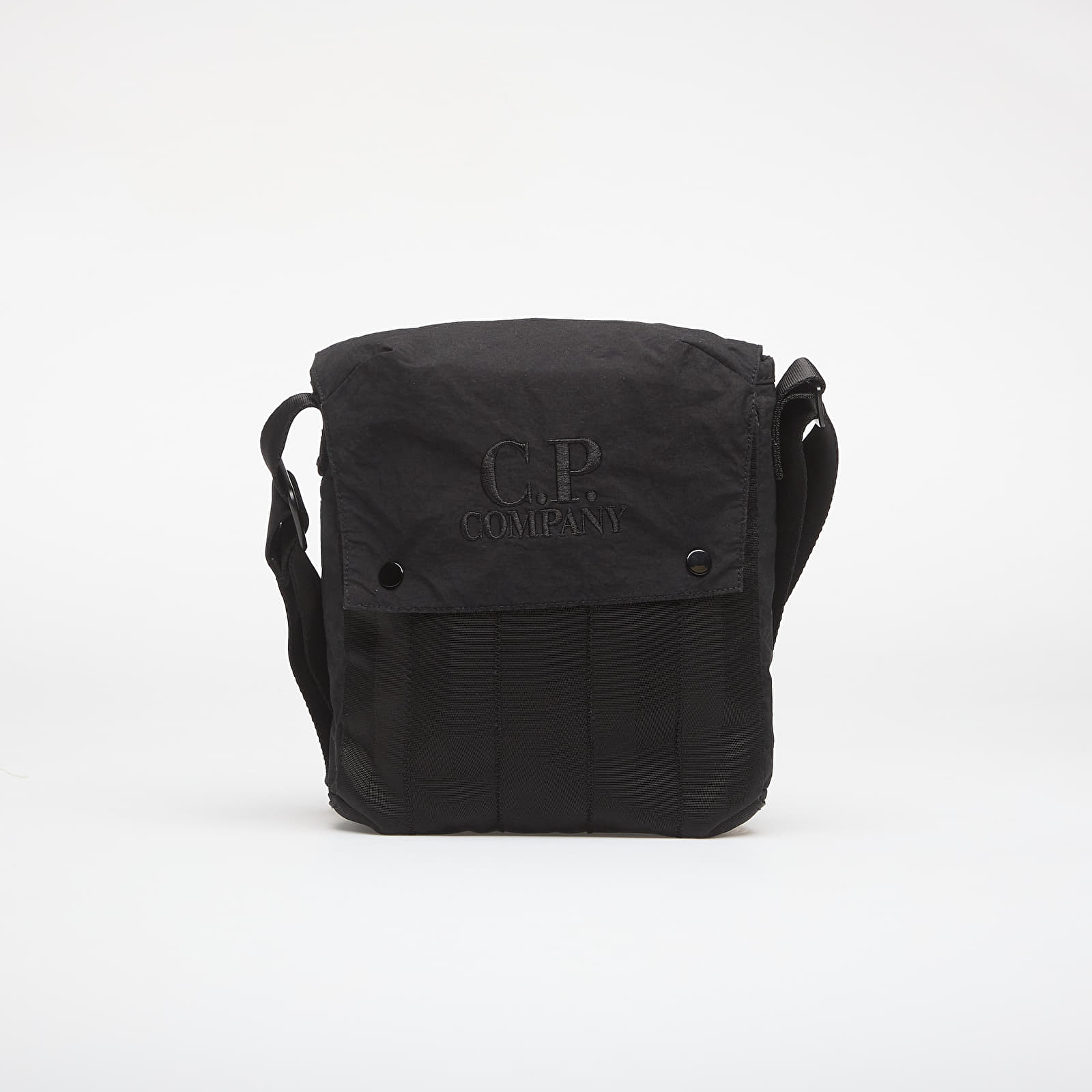 Torbe za čez ramo C.P. Company Plain Paper Touch Mixed Shoulder Bag Black
