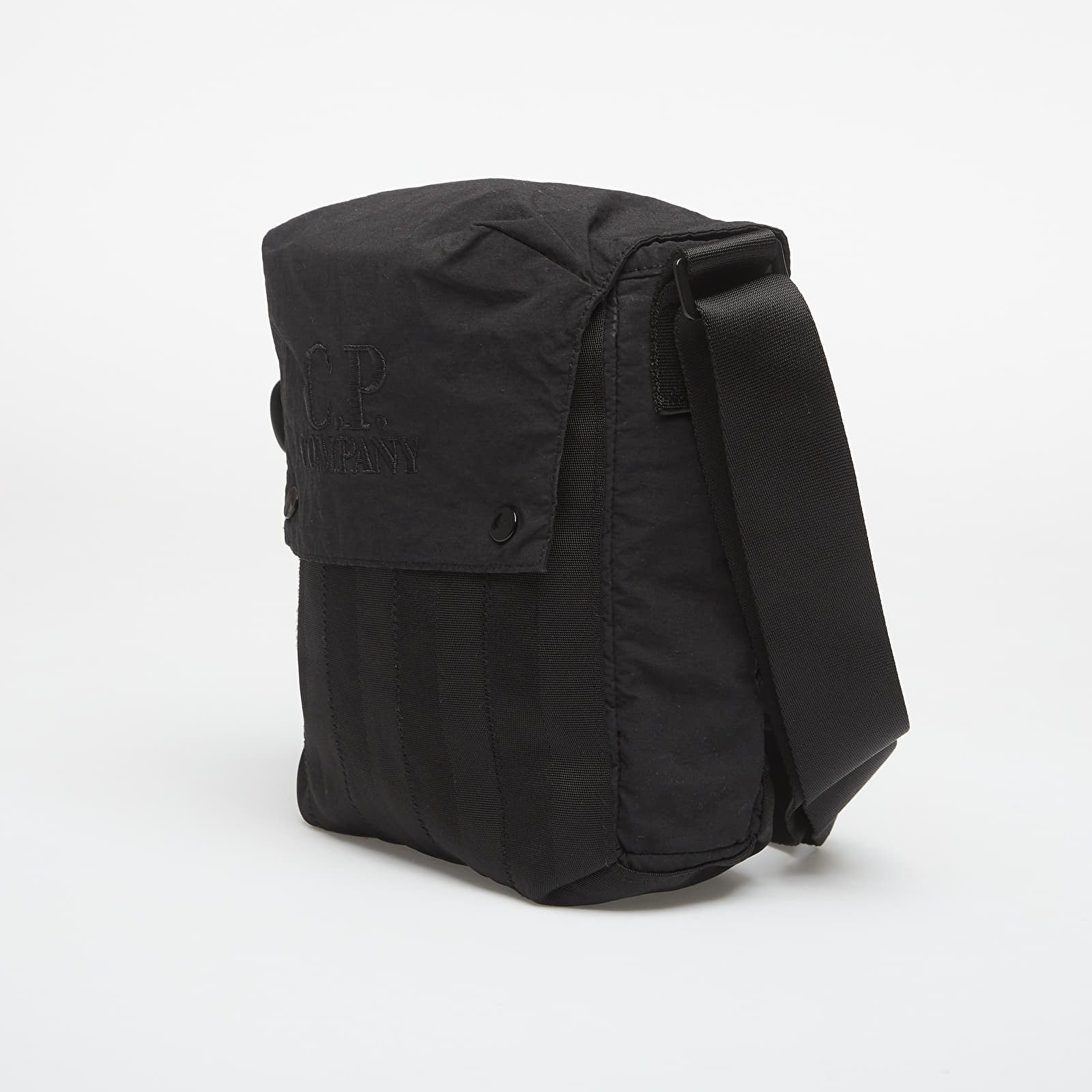 Torbe za čez ramo C.P. Company Plain Paper Touch Mixed Shoulder Bag Black