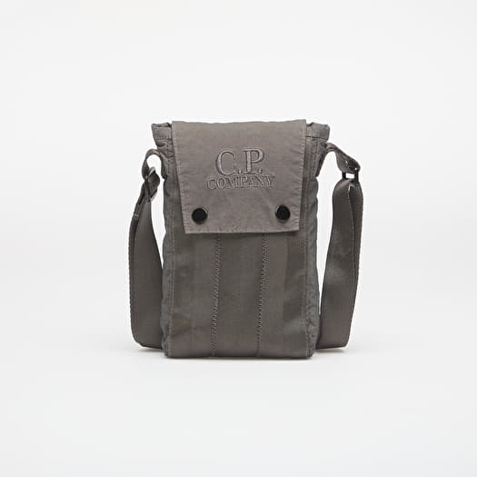 C.P. Company Plain Paper Touch Mixed Big Phone Holder Gunmetal