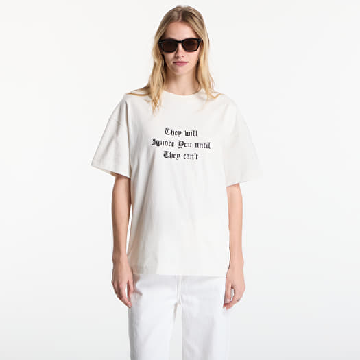 Palm Angels Statement Regular T-Shirt UNISEX Off White/ Black