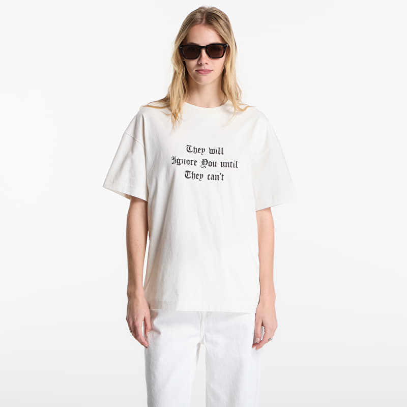 Palm Angels Statement Regular T-Shirt UNISEX Off White/ Black