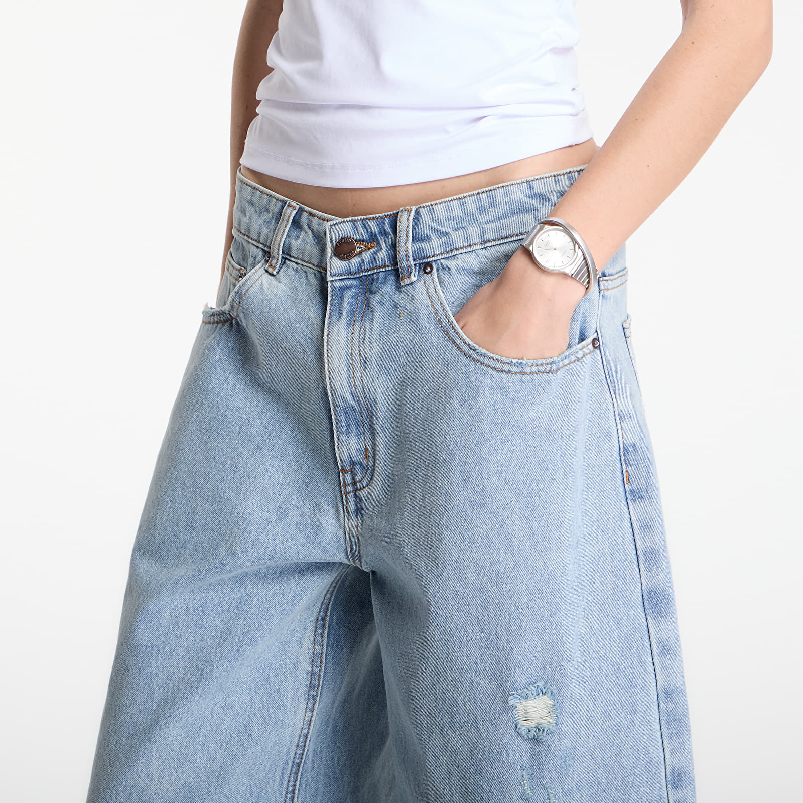 Shorts Playboy x FTSHP Denim Jorts UNISEX Blue
