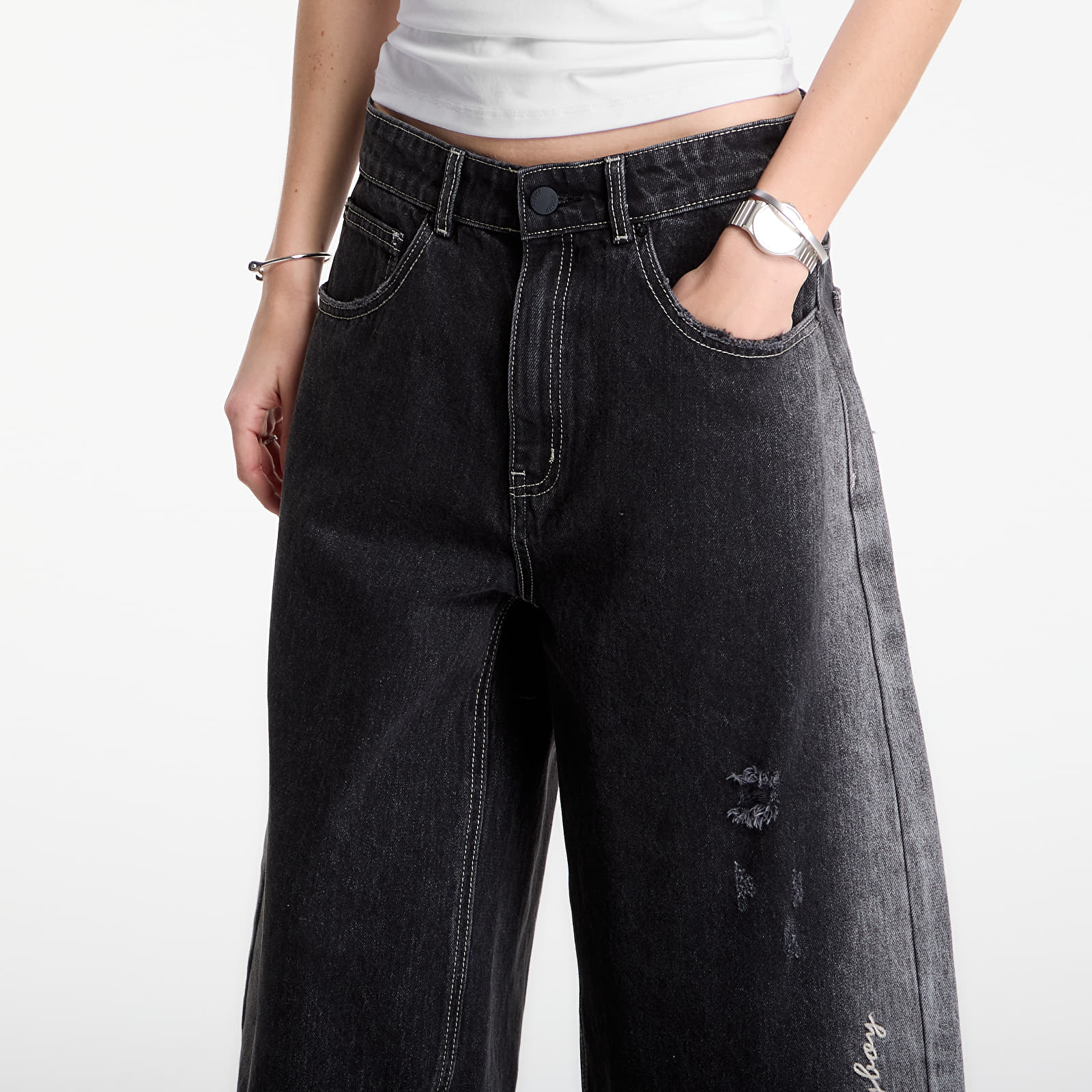 Shorts Playboy x FTSHP Denim Jorts UNISEX Black