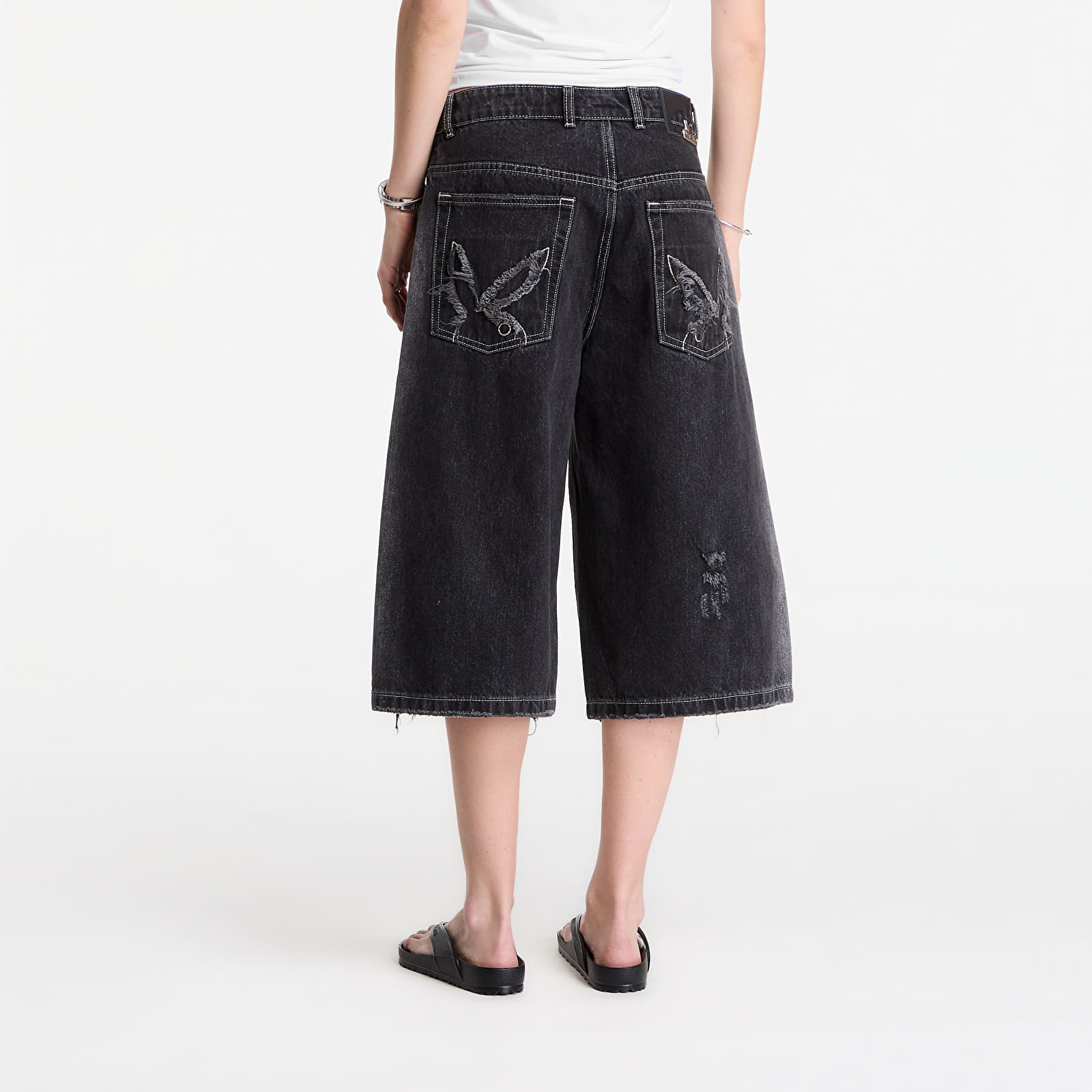 Shorts Playboy x FTSHP Denim Jorts UNISEX Black