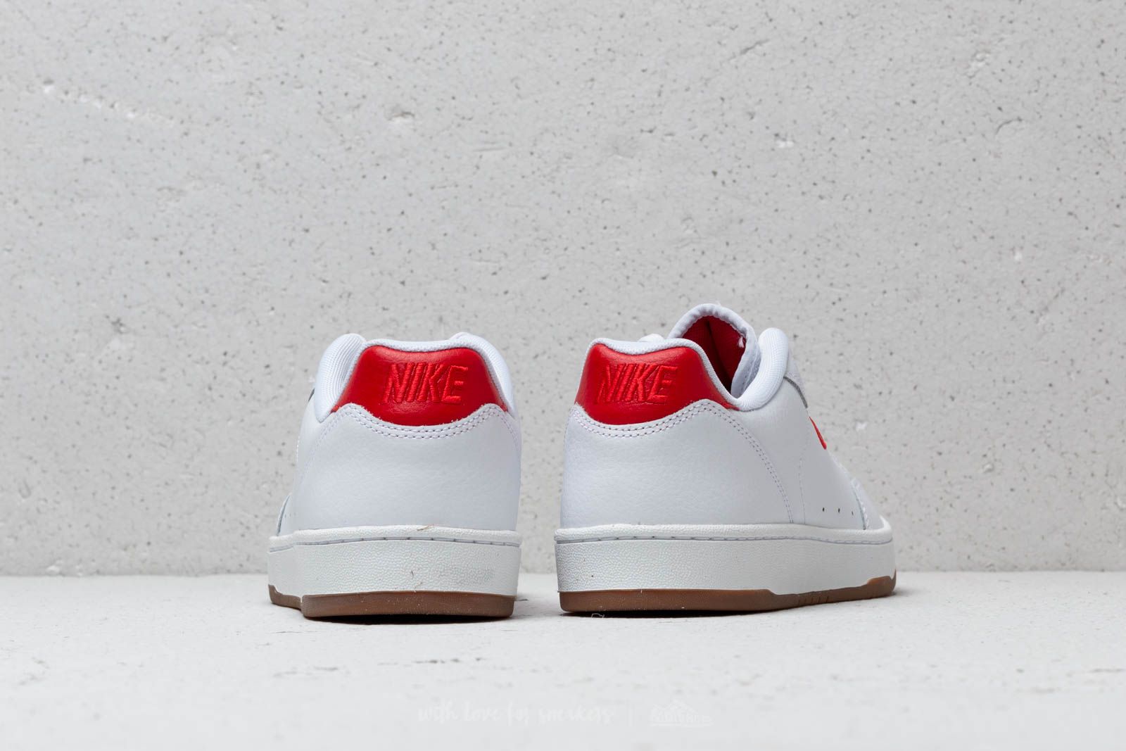 Férfi cipők Nike Grandstand II Premium White/ University Red
