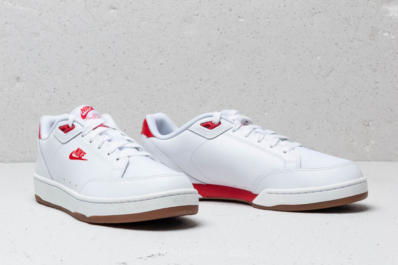 Férfi cipők Nike Grandstand II Premium White/ University Red